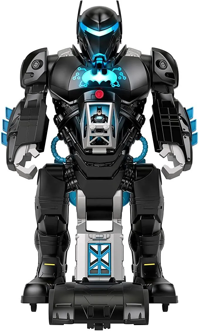 Amazon.com: Fisher-Price Imaginext DC Super Friends Bat-Tech Batbot, Transforming 2-in-1 Batman Robot and Playset with Lights and Sounds for Kids Ages 3-8 : Toys &amp; Games