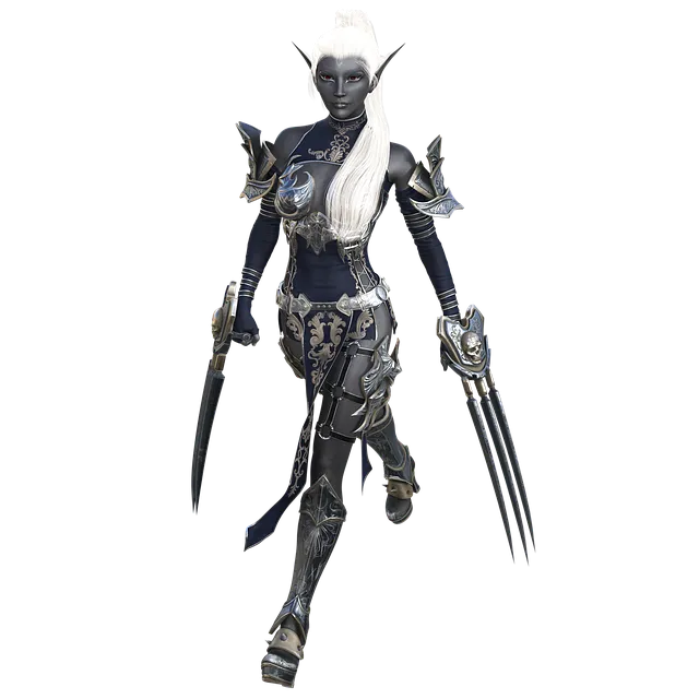 Free Elf Warrior illustration and picture