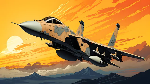 Free Ai Generated Fighter Jet illustration and picture