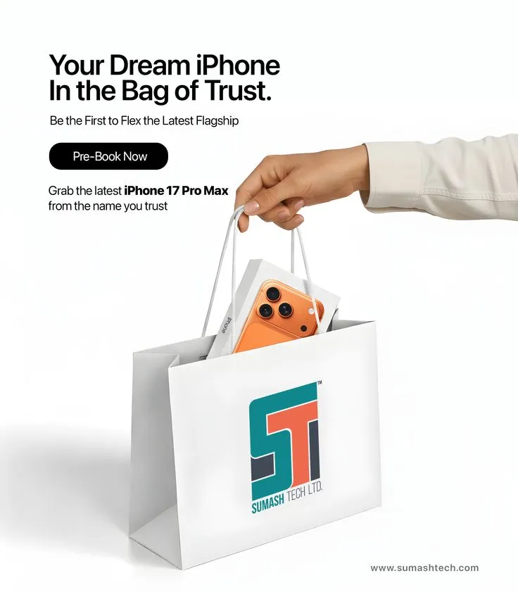 iPhone 17 Pro max Social media banner for sumash tech