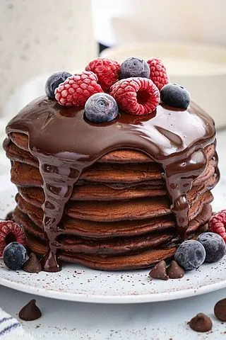Chocolate Pancakes (Simply Home Cooked)