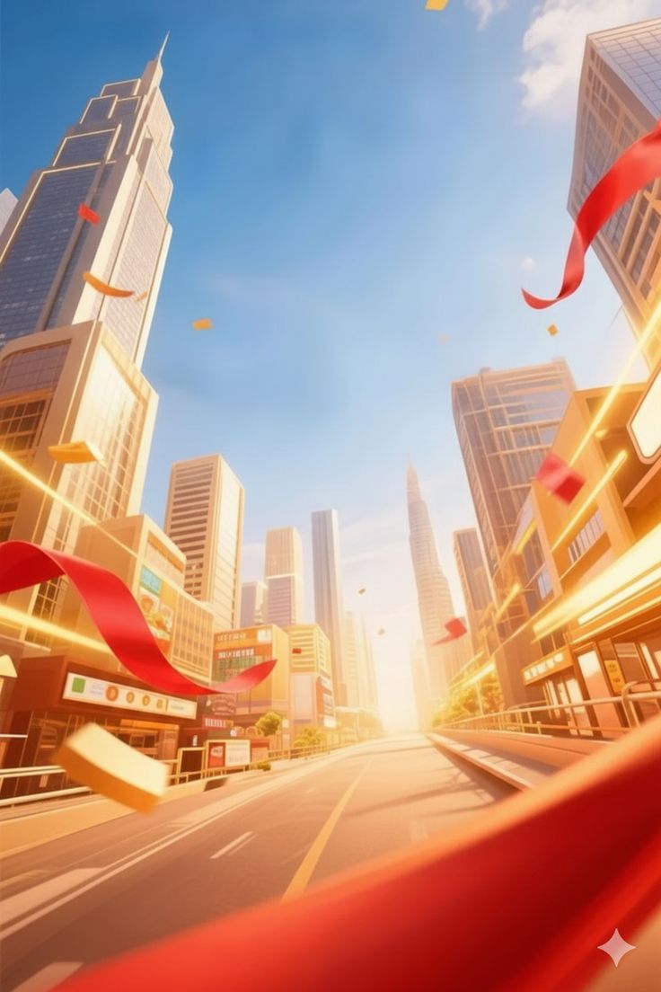 City Celebration Background