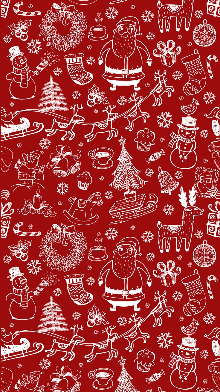 Red Christmas Pattern