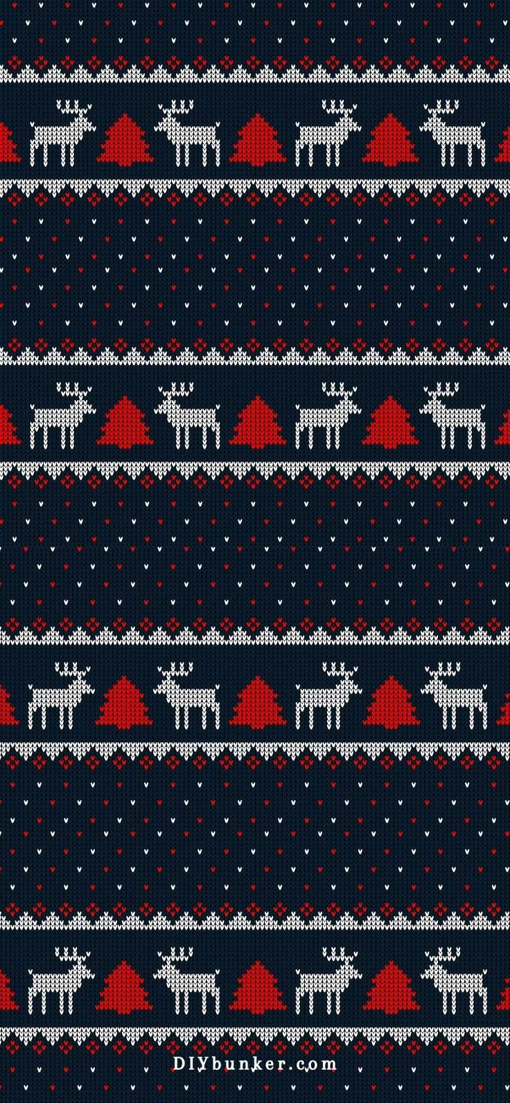 Knitted Christmas Pattern