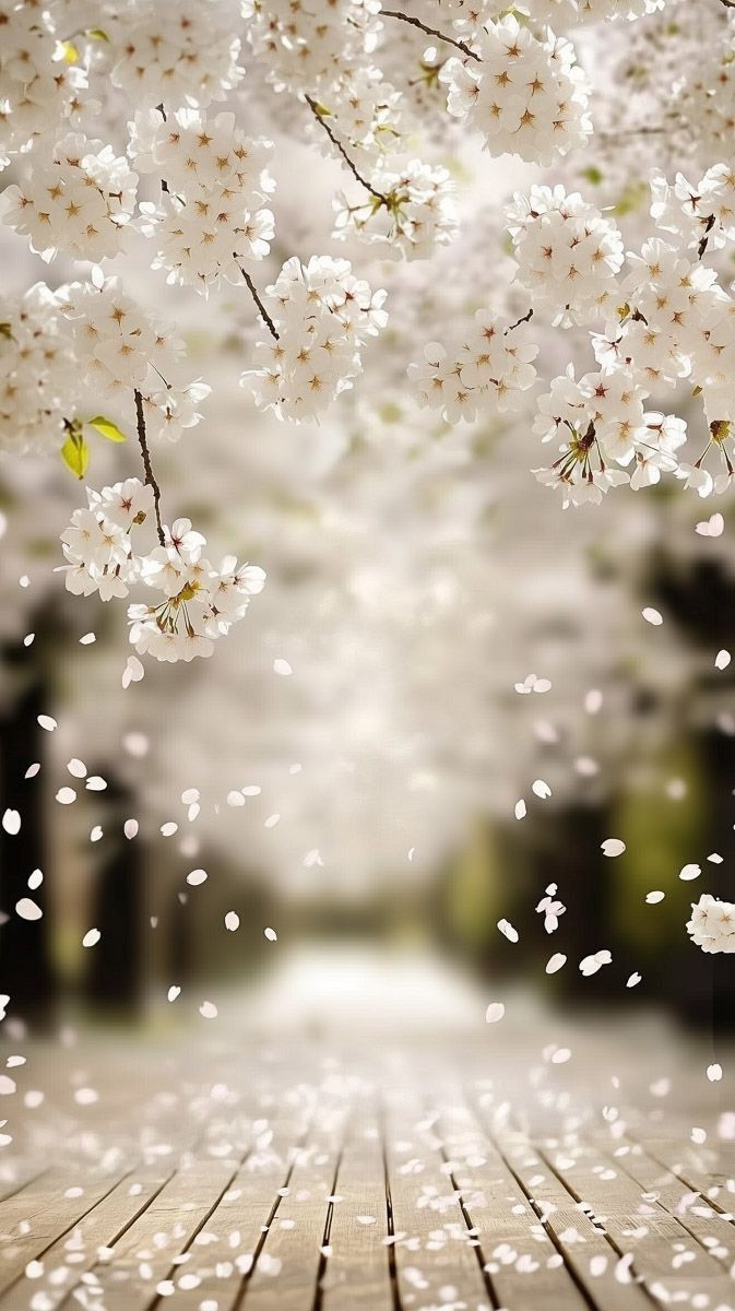 White Spring Blossoms