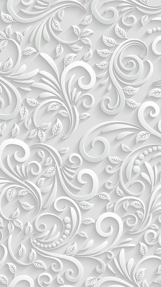 White 3D Swirls